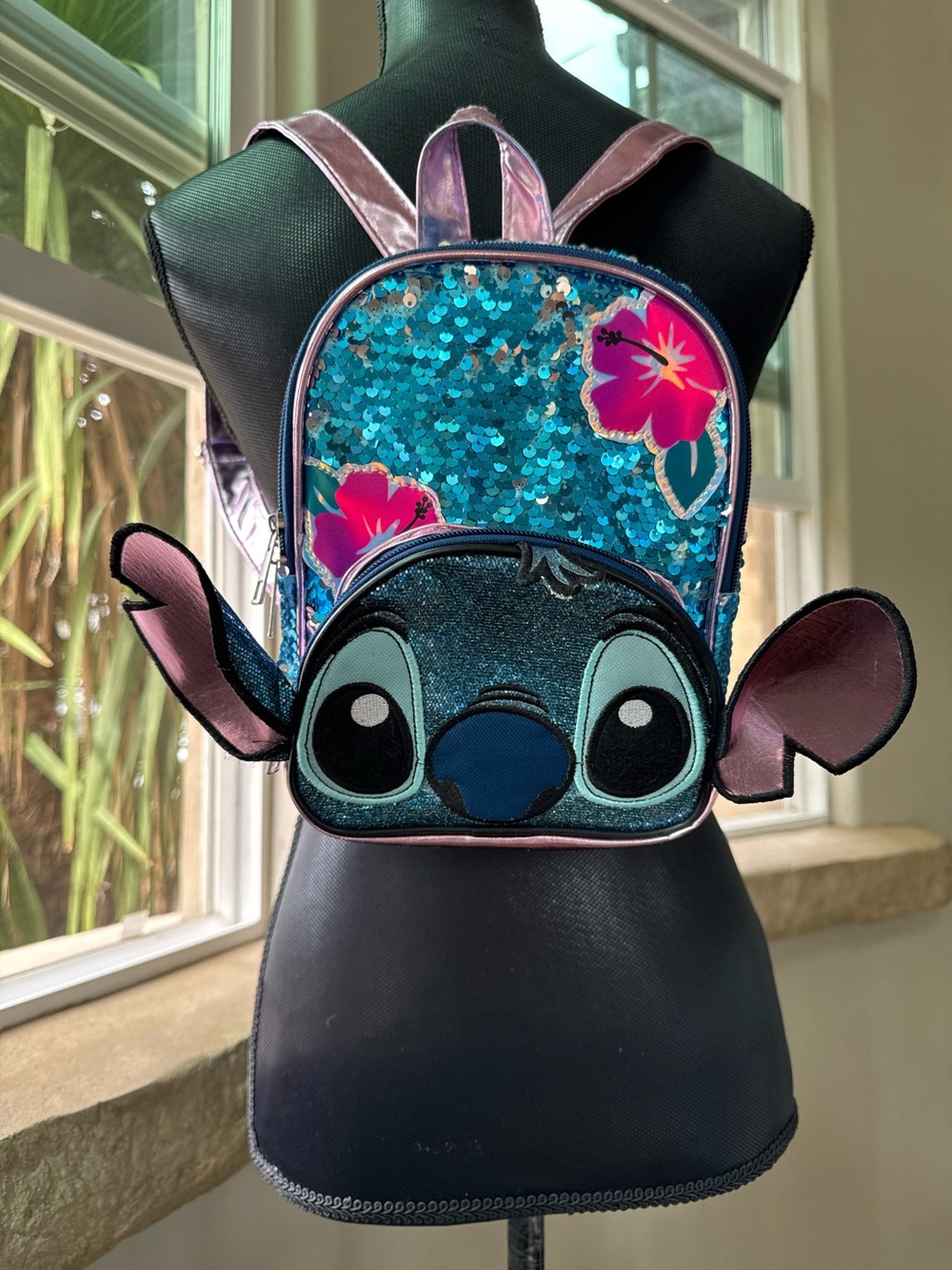 Disney Lilo & Stitch - Stitch Sequin Cosplay Mini Backpack